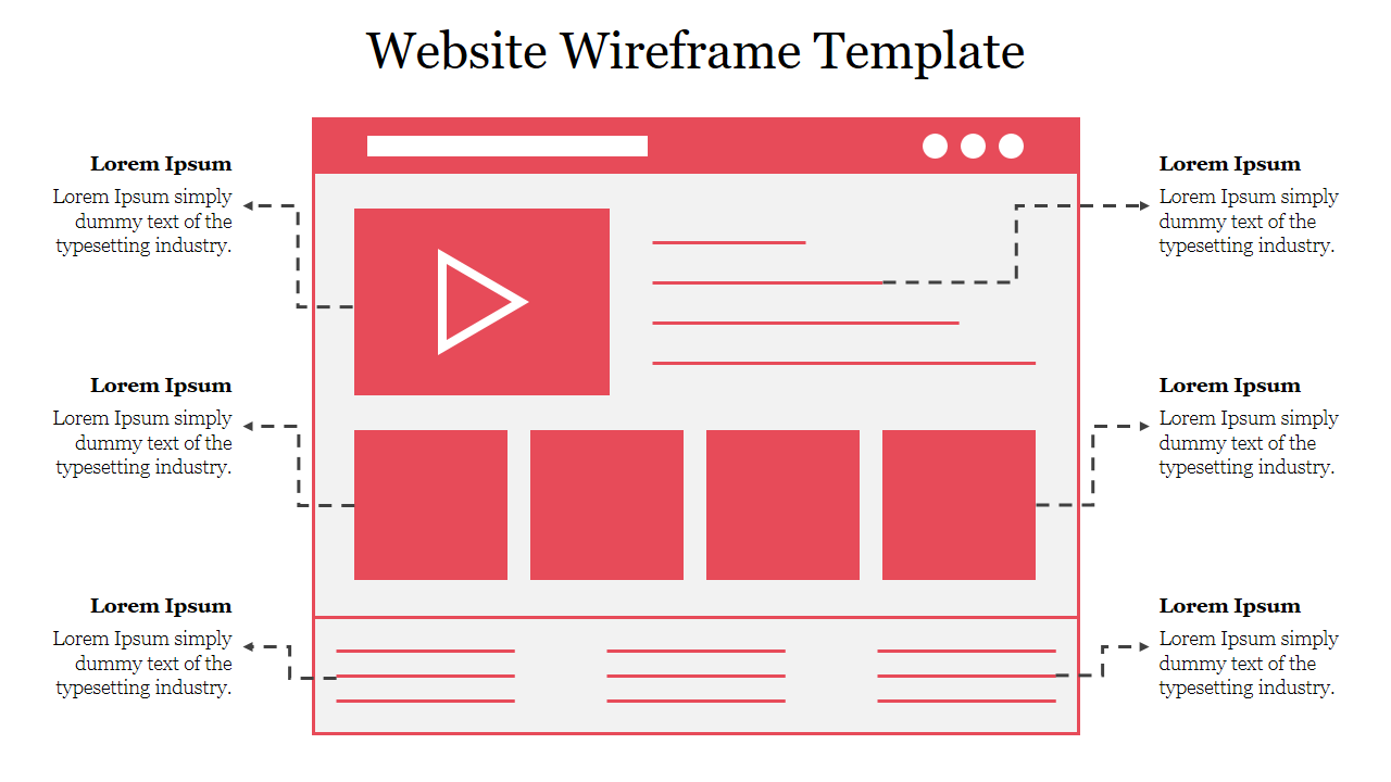 Website Wireframe Template